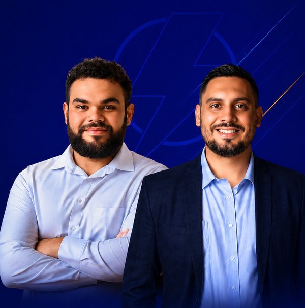 Diogo Brito e Douglas Barbosa, sócios da Eletro Soluções